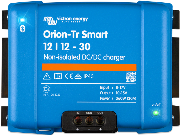 Victron Orion-Tr Smart 12/12-30A (360W) Non-isolated DC-DC lader