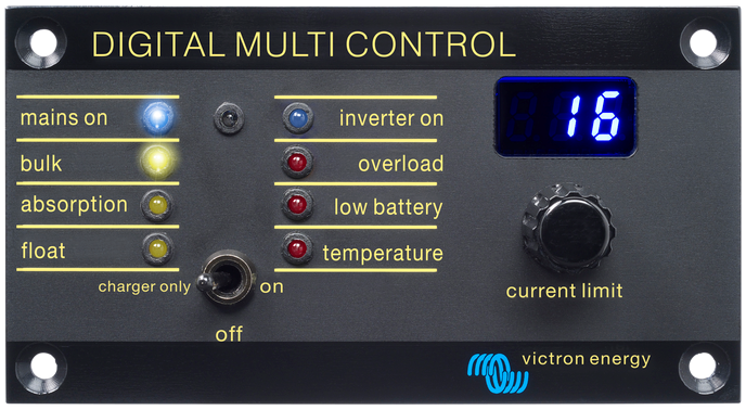 Victron Digital Multi Control 200/200A bediedingspaneel Multi/Quattro