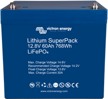 Afbeelding in Gallery-weergave laden, Victron Lithium SuperPack 12,8V/60Ah incl bms
