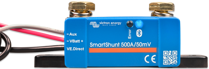 Victron SmartShunt IP65 500A/50mV batterij monitor met Bluetooth